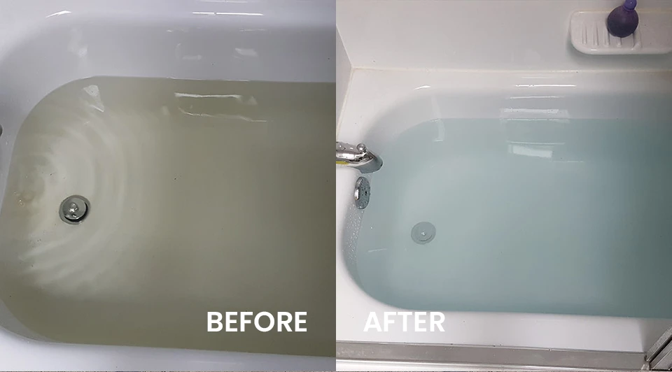 After water treatment: professionally installed clean water system delivering pure, treated water in Aylmer, Ontario